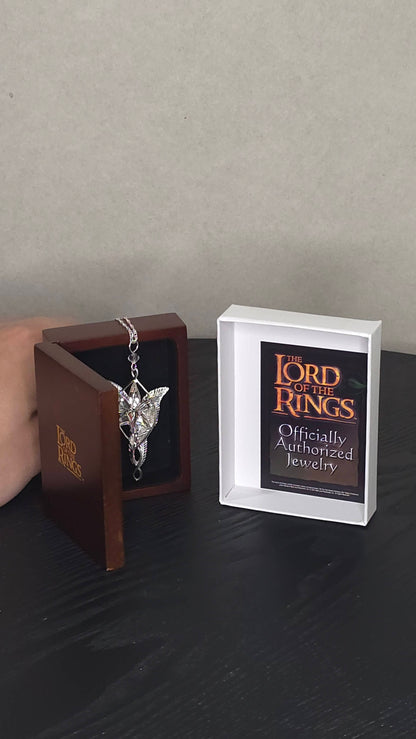 Ringenes Herre – Arwens Evenstar-anheng (Sterlingsølv)
